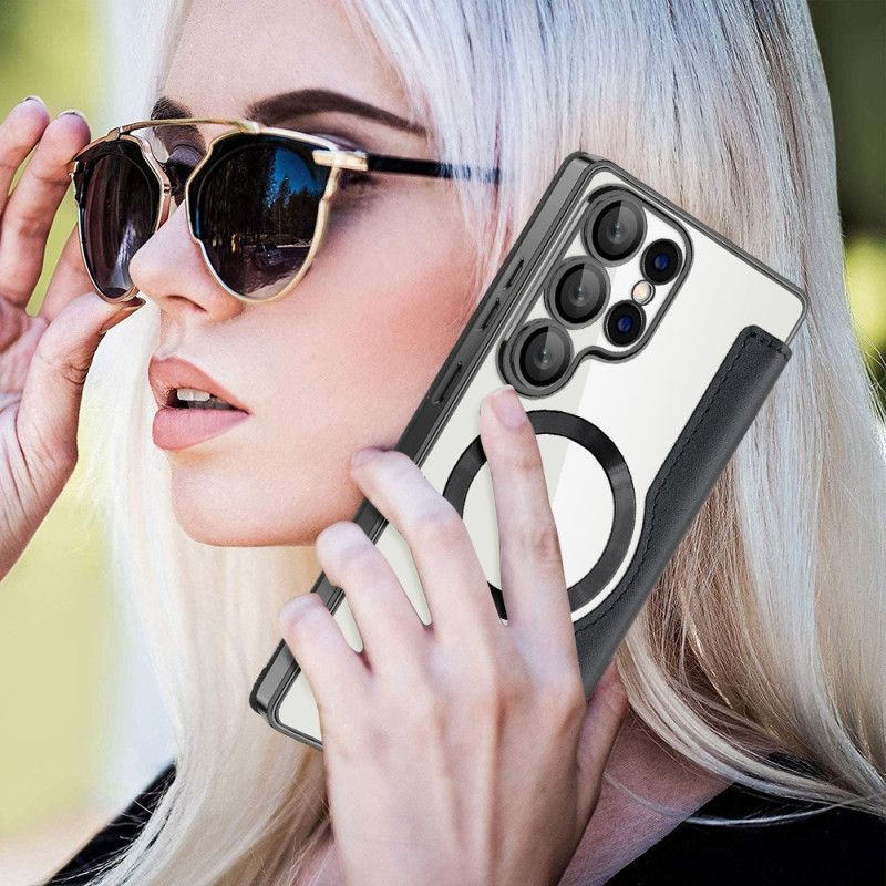 Flip Cover Samsung Galaxy S25 Ultra 5g Magsafe-kompatibel Quiltet