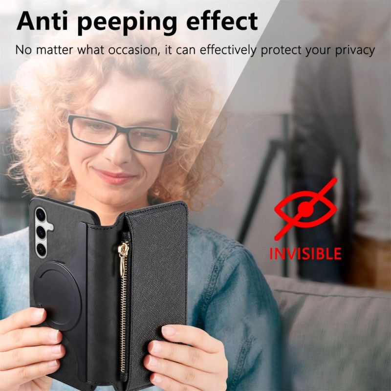 Flip Cover Samsung Galaxy S25 Ultra 5g Pung Og Aftageligt Etui