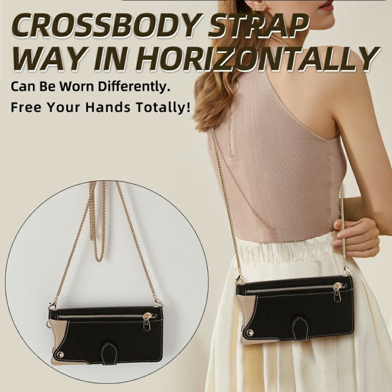 Flip Cover Samsung Galaxy S25 Ultra 5g Pung Og Kæde