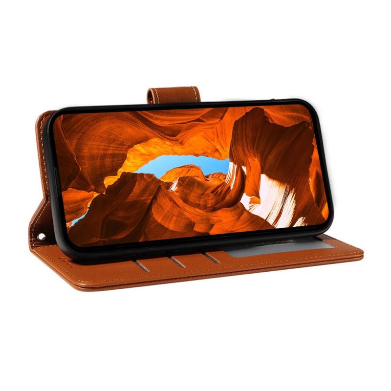 Flip Cover Samsung Galaxy S25 Ultra 5g Rfid Læderpung Med Rem