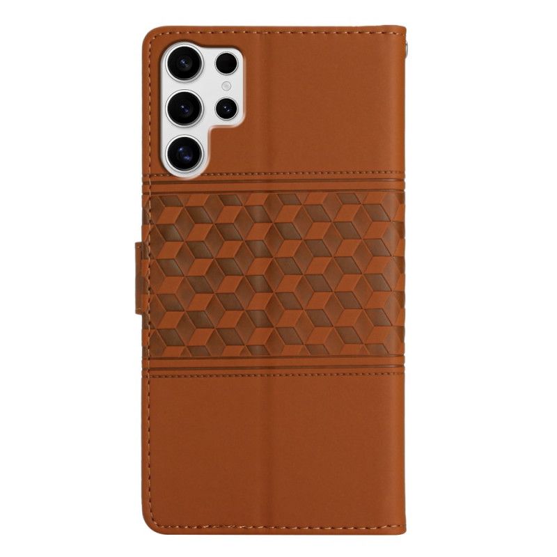 Flip Cover Til Samsung Galaxy S25 Ultra 5g Dekorativ Frise