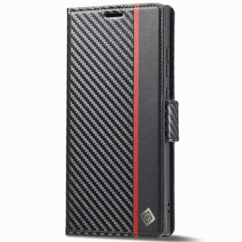 Flip Cover Til Samsung Galaxy S25 Ultra 5g Kulfiber Lc.imeeke