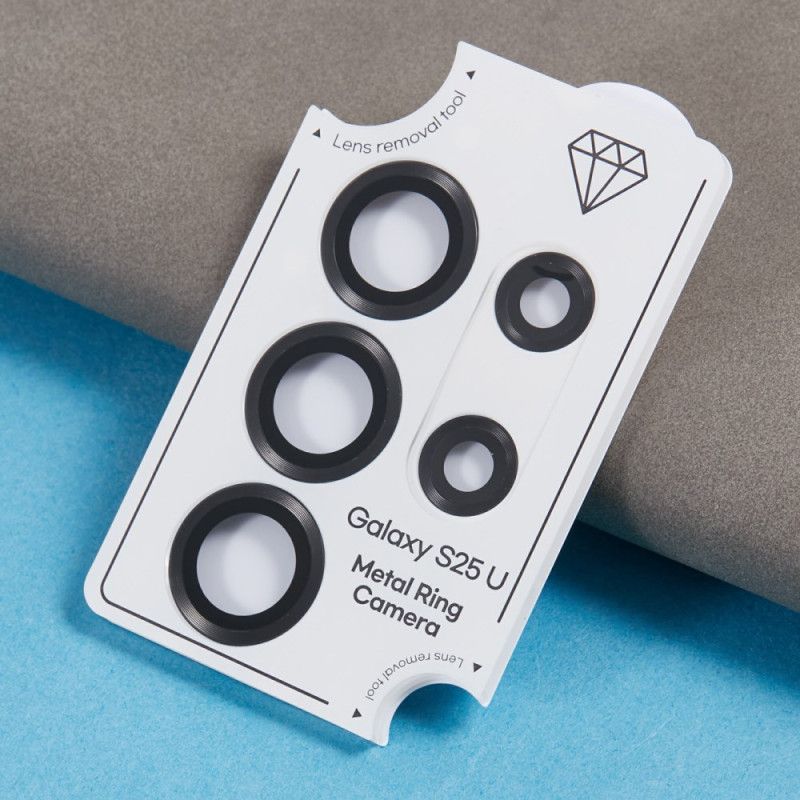 Metallinsebeskytter Til Samsung Galaxy S25 Ultra 5g Galvaniseret Og Hærdet Glas