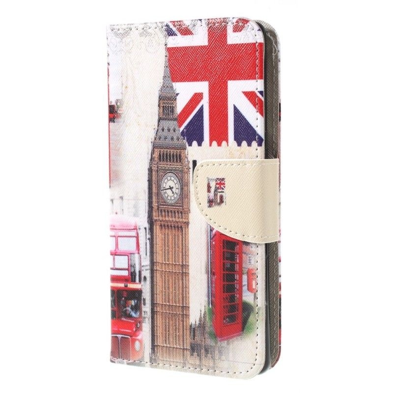 Flip Cover Læder Sony Xperia 10 London Liv Original