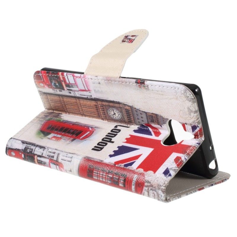 Flip Cover Læder Sony Xperia 10 London Liv Original