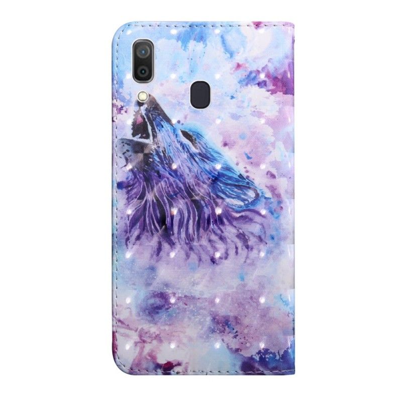 Flip Cover Samsung Galaxy A40 Mobilcover Akvarelulv