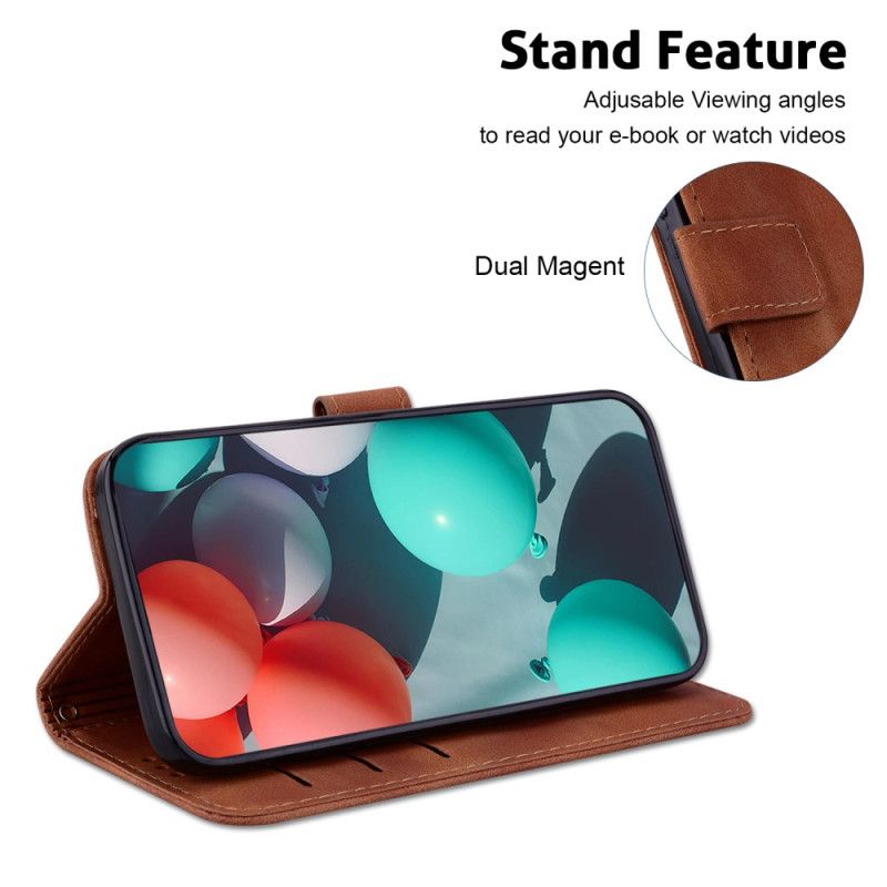 Flip Cover Til Oppo Reno 11 5g Design 7 Med Rem