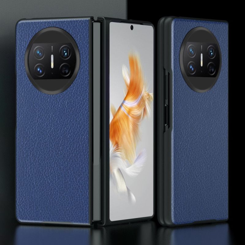 Cover Huawei Mate X3 Telefon Etui Litchi Læder Stil