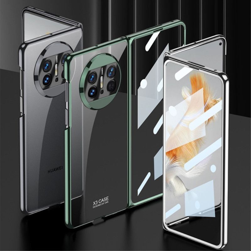 Cover Huawei Mate X3 Telefon Etui Transparent Med Gkk-glasbeskytter