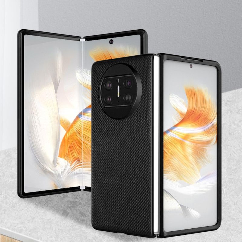 Cover Huawei Mate X3 Telefon Etui Vævet Læderstil
