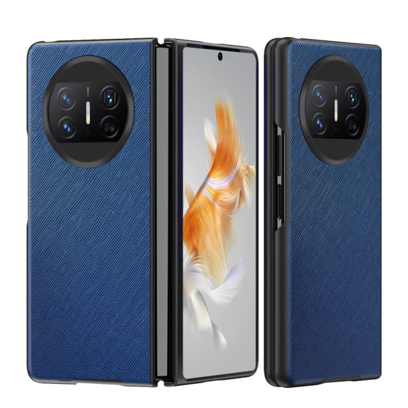 Cover Huawei Mate X3 Telefon Etui Vævet Tekstur