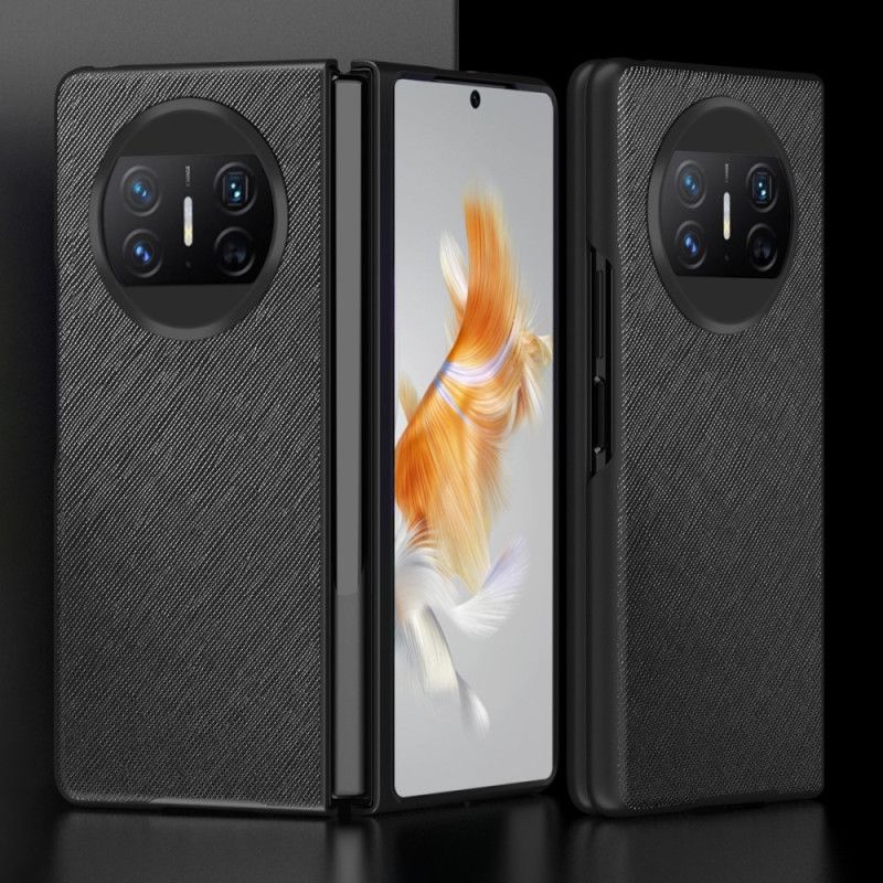 Cover Huawei Mate X3 Telefon Etui Vævet Tekstur