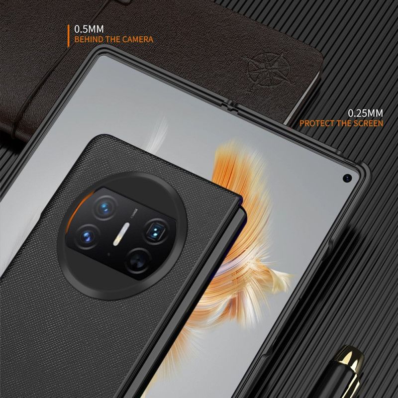 Cover Huawei Mate X3 Telefon Etui Vævet Tekstur
