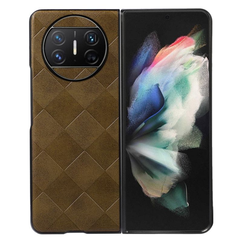 Cover Til Huawei Mate X3 Ternet Kunstlæder Mønster