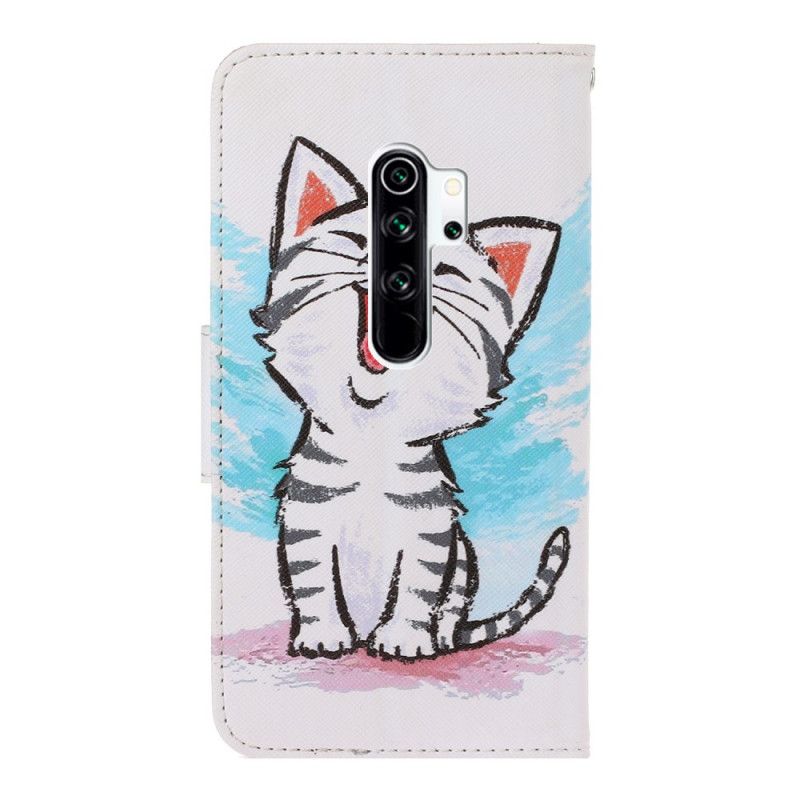 Flip Cover Xiaomi Redmi Note 8 Pro Mobilcover Farvet G-Streng Killing