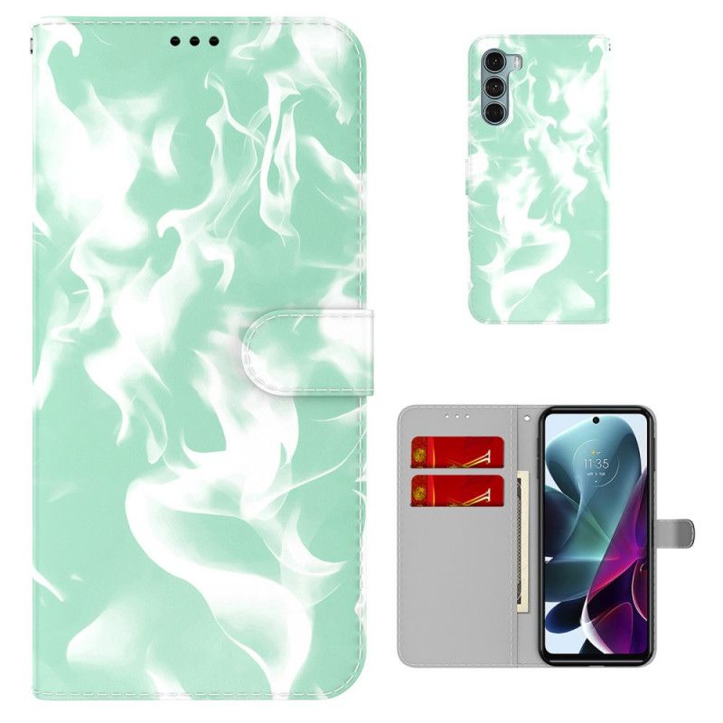 Flip Cover Moto G200 5g Abstrakt Mønster