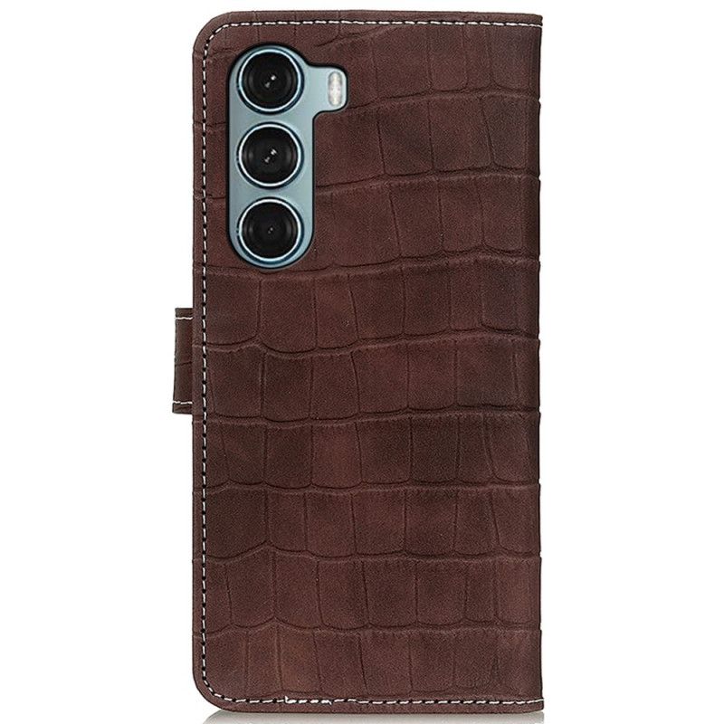 Flip Cover Moto G200 5g Crocodile Power