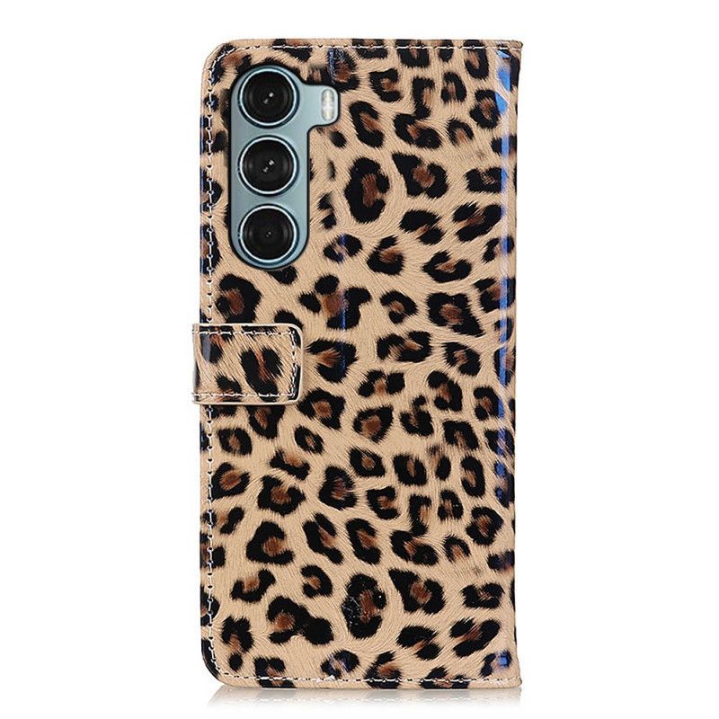 Flip Cover Moto G200 5g Leopard