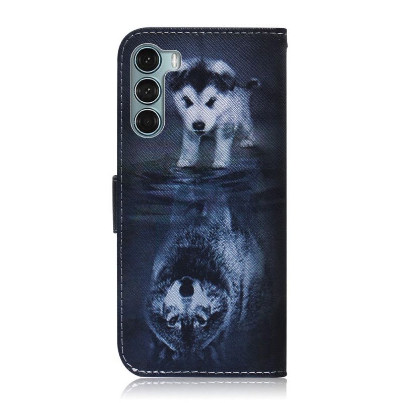 Læder Cover Moto G200 5g Ernesto The Wolf