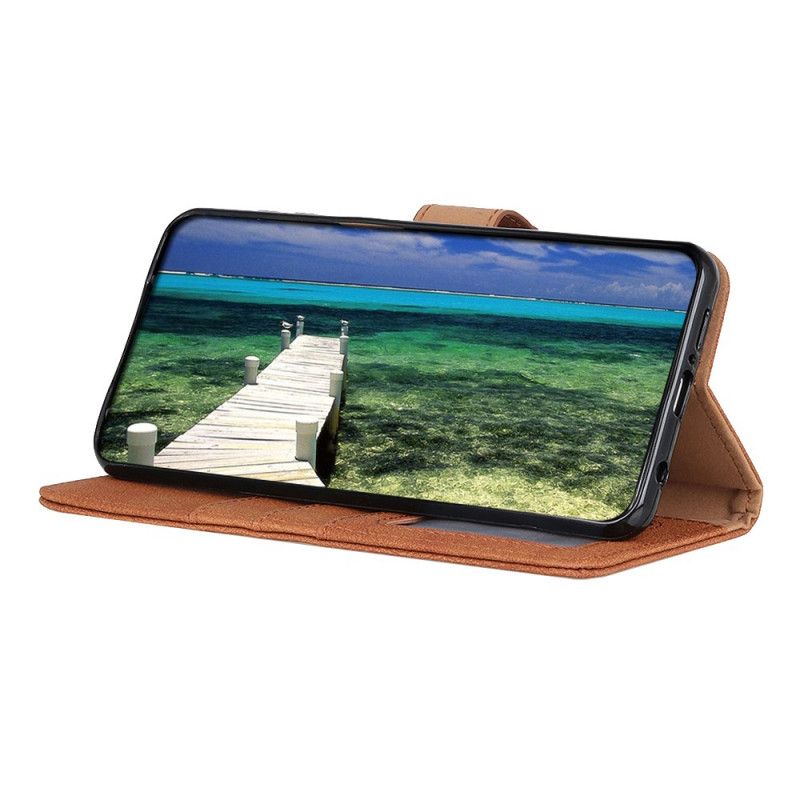 Læder Cover Moto G200 5g Telefon Etui Khazneh Retro Split Læder