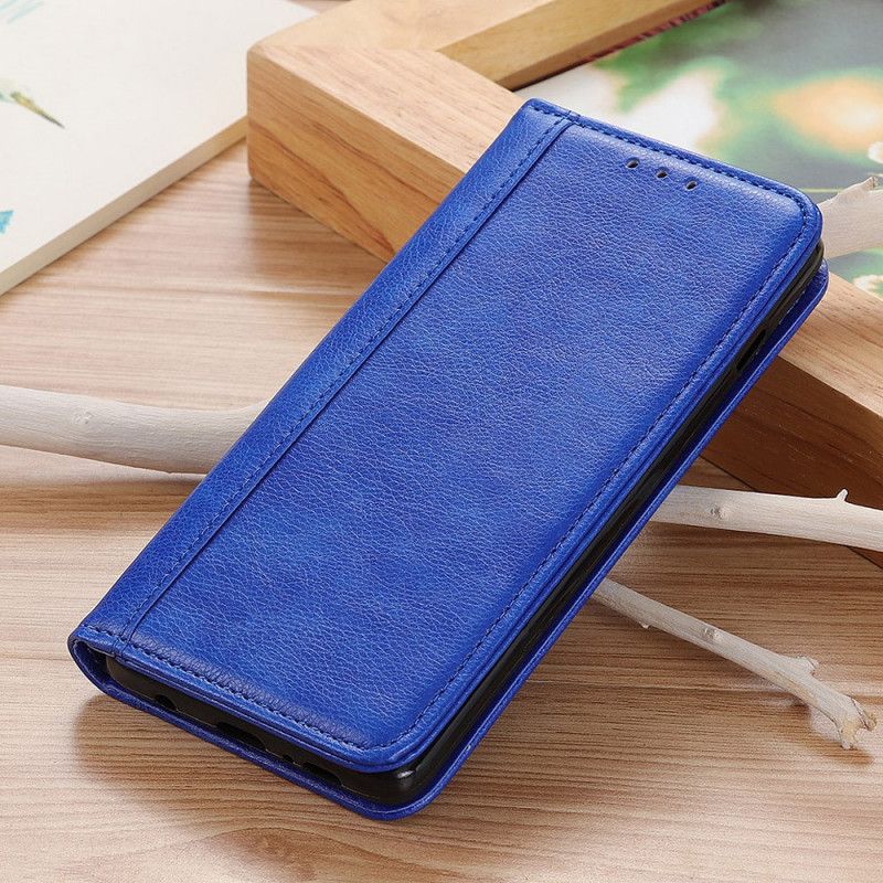 Læder Cover Moto G200 5g Telefon Etui Litchi Split Læderversion
