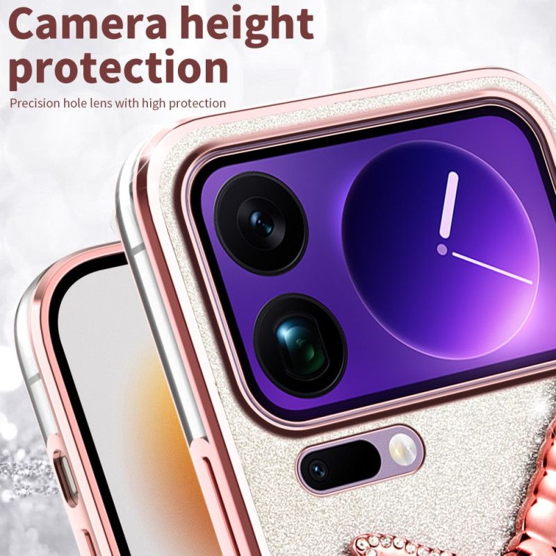 Cover Til Xiaomi 17 Pro Guldsmedsstativ
