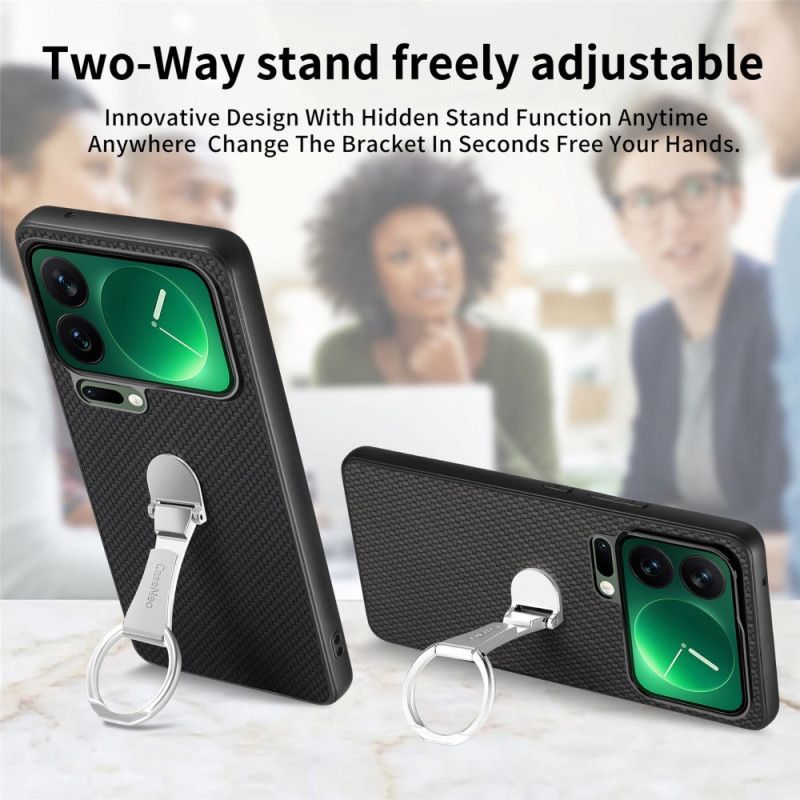 Cover Til Xiaomi 17 Pro Kortholder Og Integreret Stativ