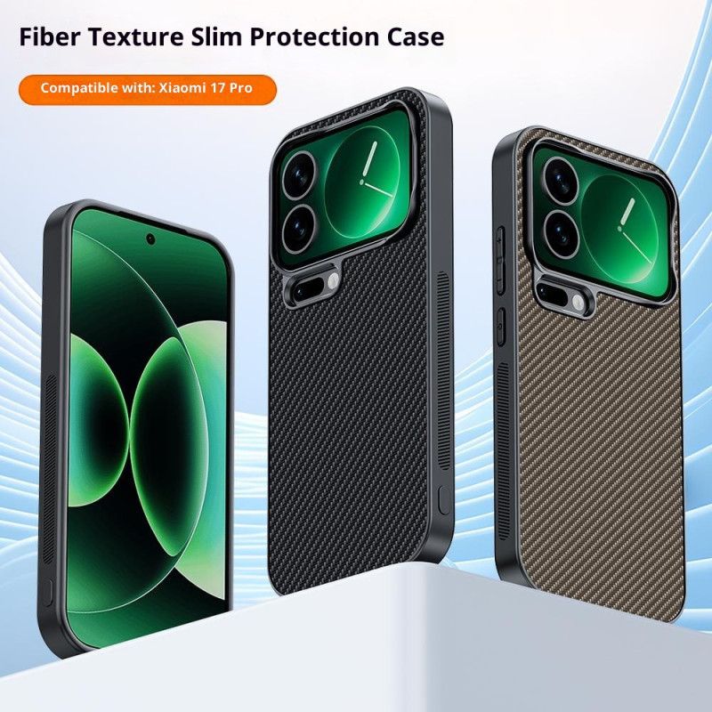 Cover Til Xiaomi 17 Pro Kulfibertekstur