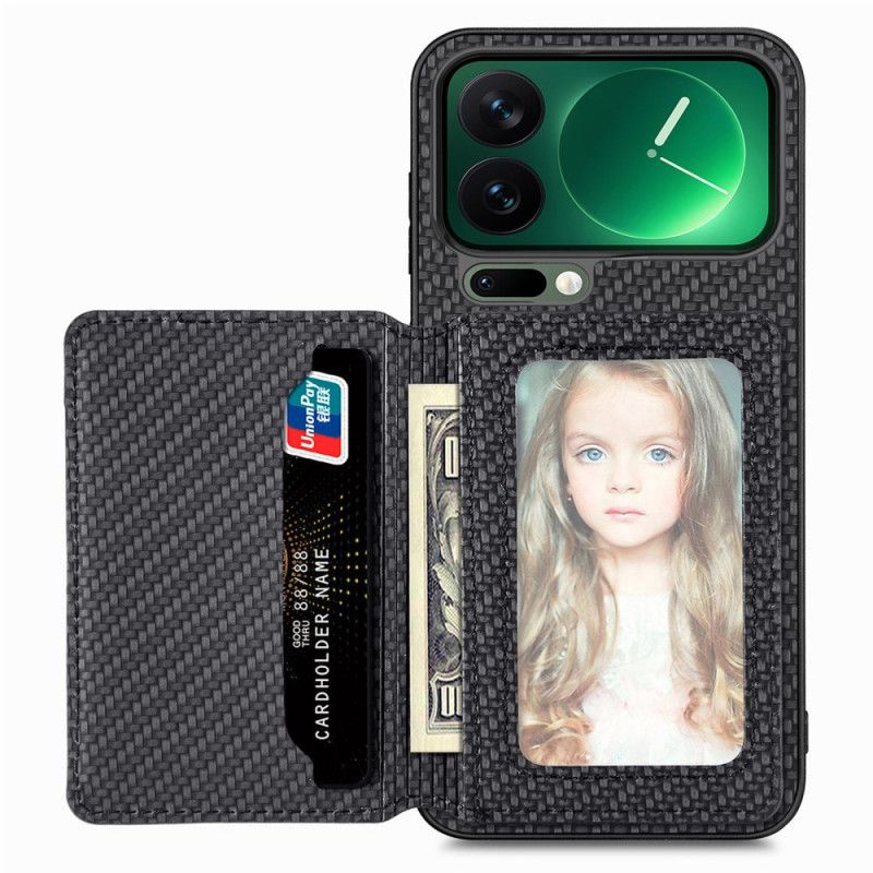 Cover Til Xiaomi 17 Pro Rfid-beskyttelse Og Magnetisk Kortholder