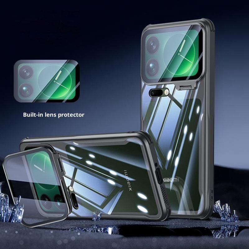 Cover Xiaomi 17 Pro Gennemsigtig Integreret Stativ Og Kamerabeskyttelse