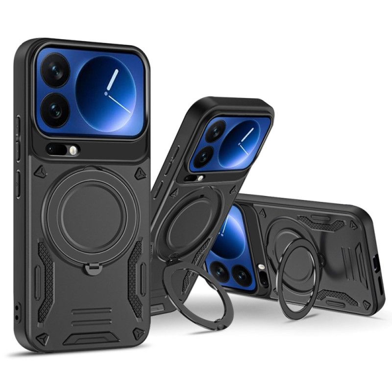 Cover Xiaomi 17 Pro Magnetisk Lukning Med Roterende Støtteben