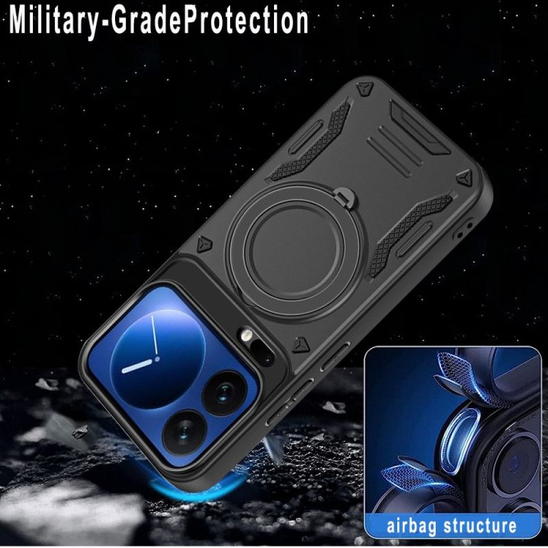 Cover Xiaomi 17 Pro Magnetisk Lukning Med Roterende Støtteben