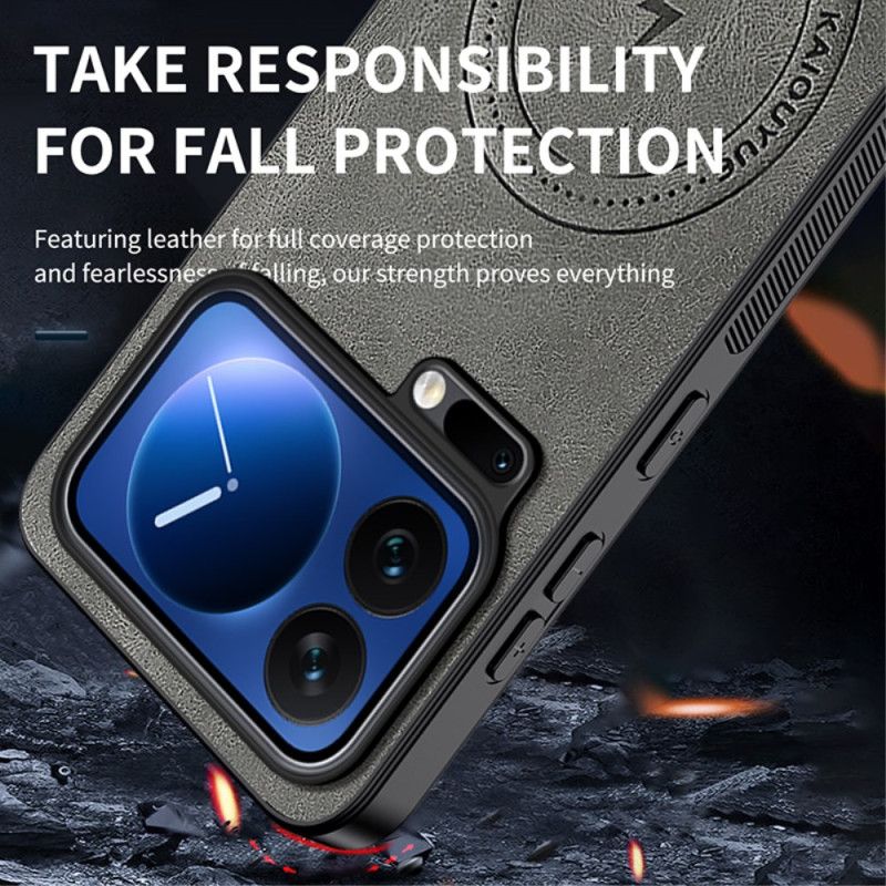 Cover Xiaomi 17 Pro Magsafe Læderlook