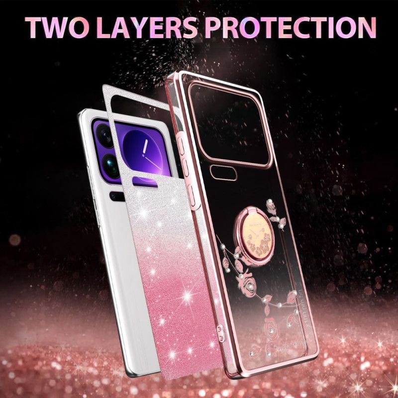 Cover Xiaomi 17 Pro Ringstativ Rhinsten