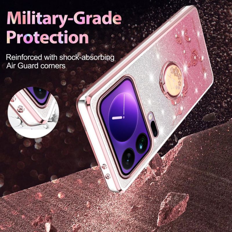 Cover Xiaomi 17 Pro Ringstativ Rhinsten