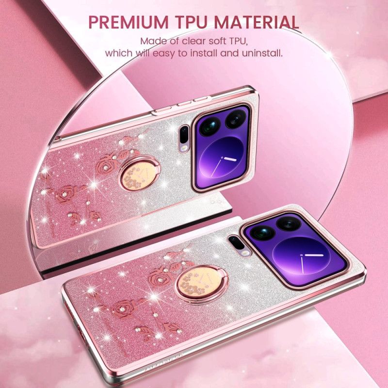Cover Xiaomi 17 Pro Ringstativ Rhinsten