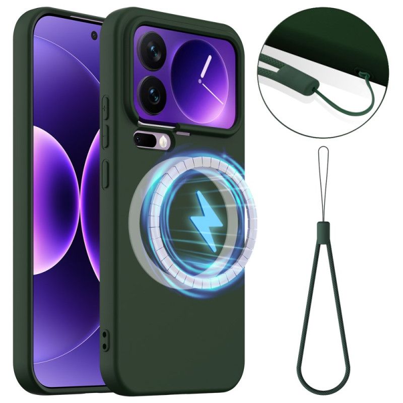 Cover Xiaomi 17 Pro Telefon Etui Flydende Silikone Magnetisk