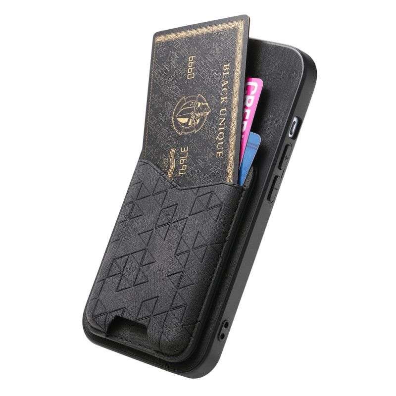 Cover Xiaomi 17 Pro Telefon Etui Kortholder Og Stativ Med Graveret Design