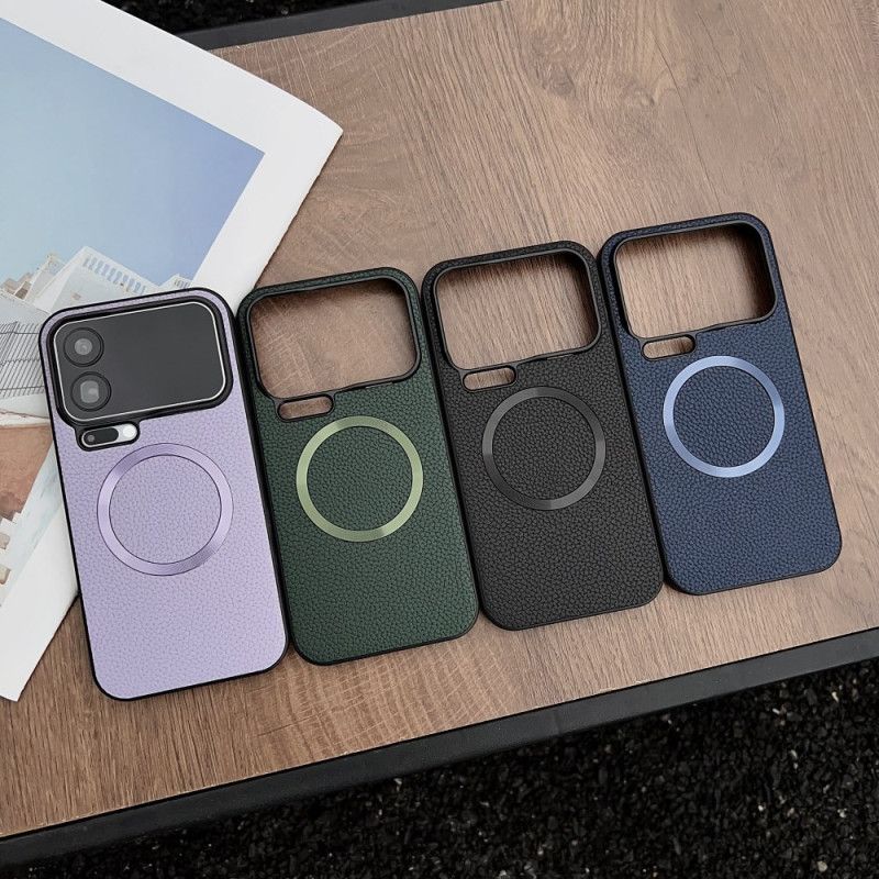 Cover Xiaomi 17 Pro Telefon Etui Magnetisk Litchi-tekstur