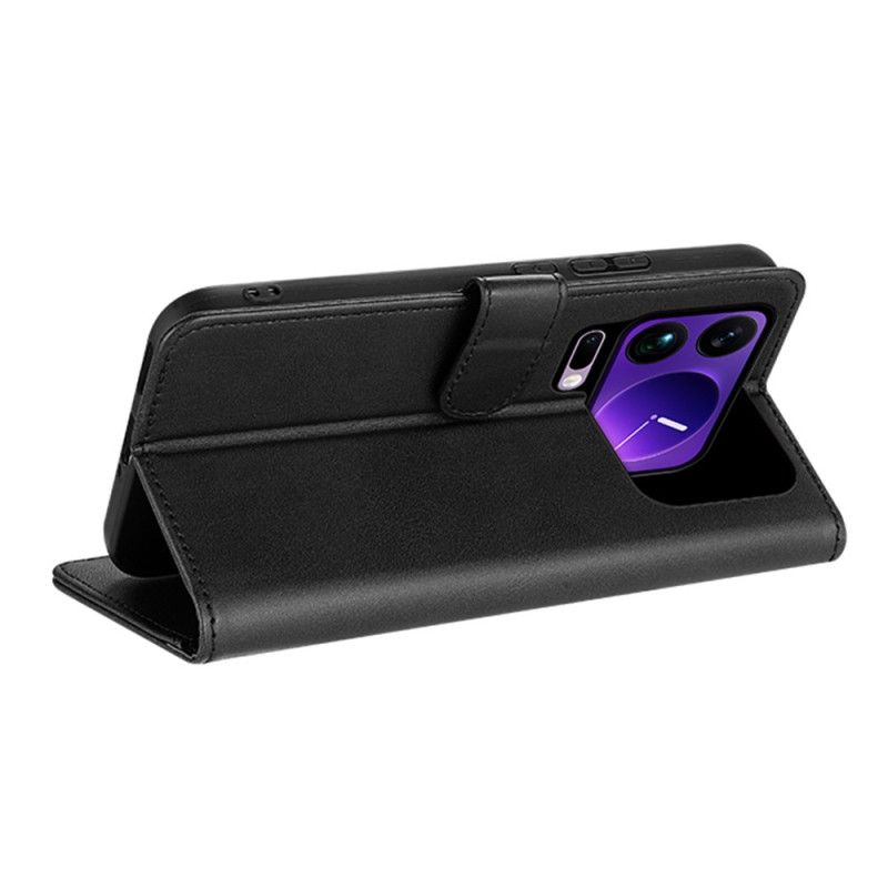 Flip Cover Til Xiaomi 17 Pro Azns Lædereffekt