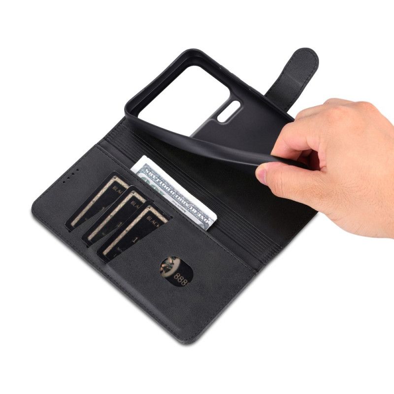 Flip Cover Til Xiaomi 17 Pro Azns Lædereffekt