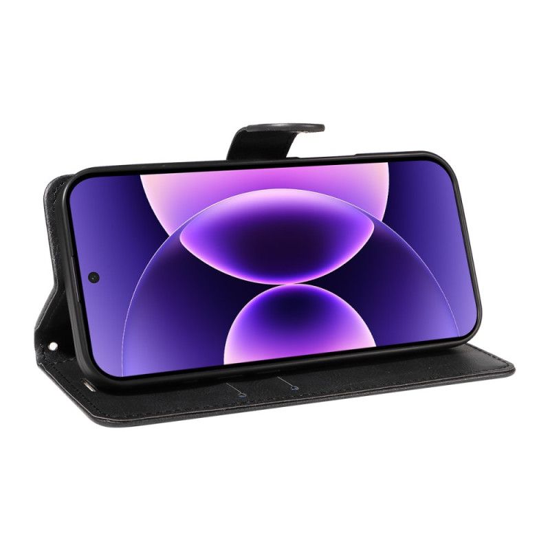 Flip Cover Xiaomi 17 Pro Almindelig Lædereffekt