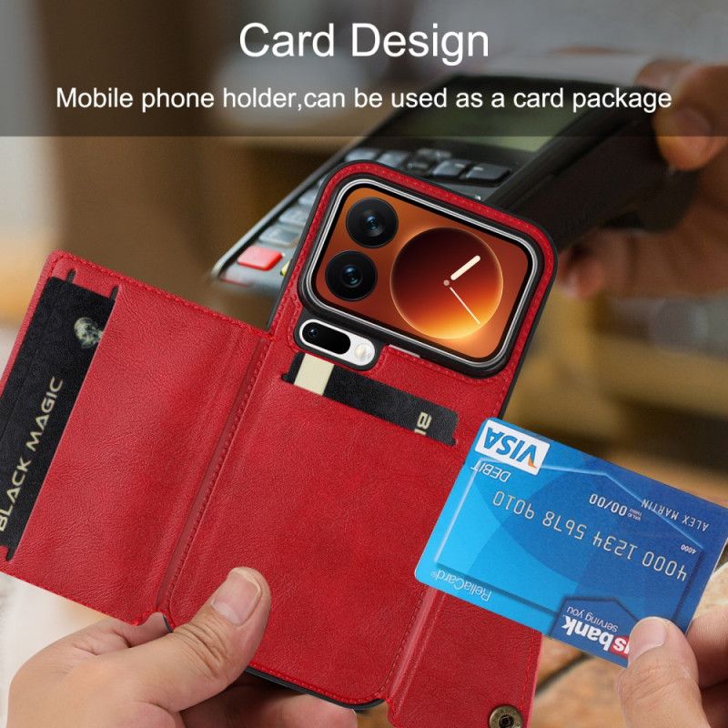 Flip Cover Xiaomi 17 Pro Kortholder Og Stativ