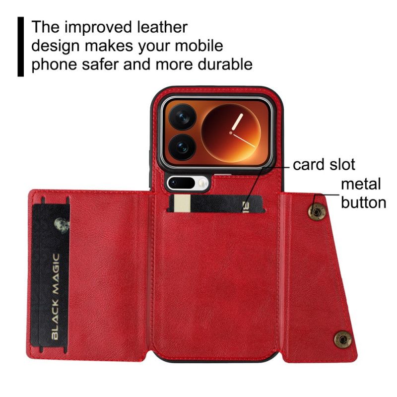 Flip Cover Xiaomi 17 Pro Kortholder Og Stativ