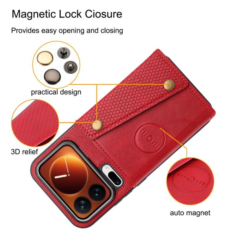 Flip Cover Xiaomi 17 Pro Kortholder Og Stativ