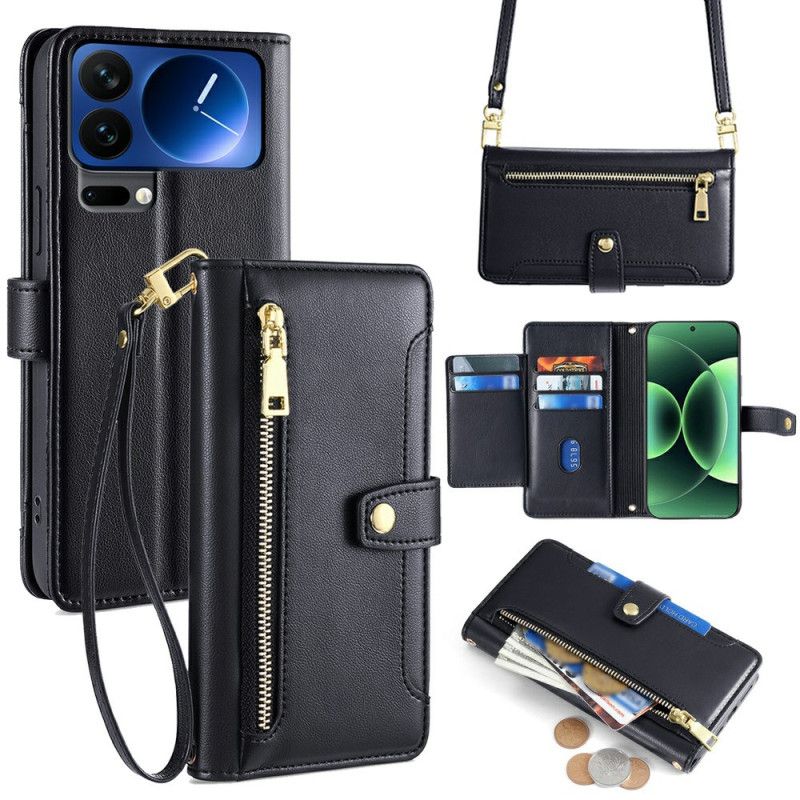 Flip Cover Xiaomi 17 Pro Lynlåslomme Og Stropper