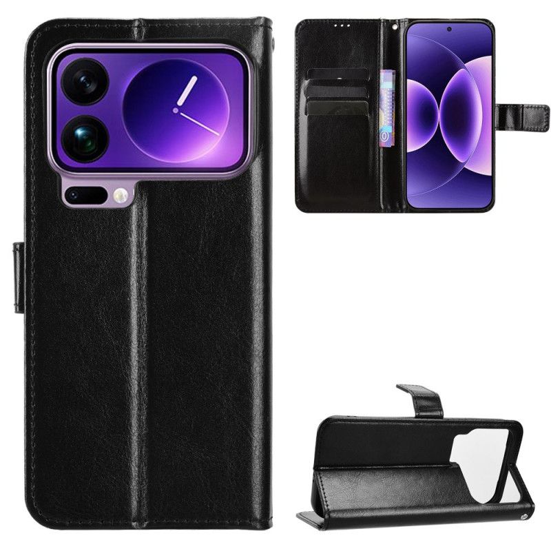 Flip Cover Xiaomi 17 Pro Prangende Læder