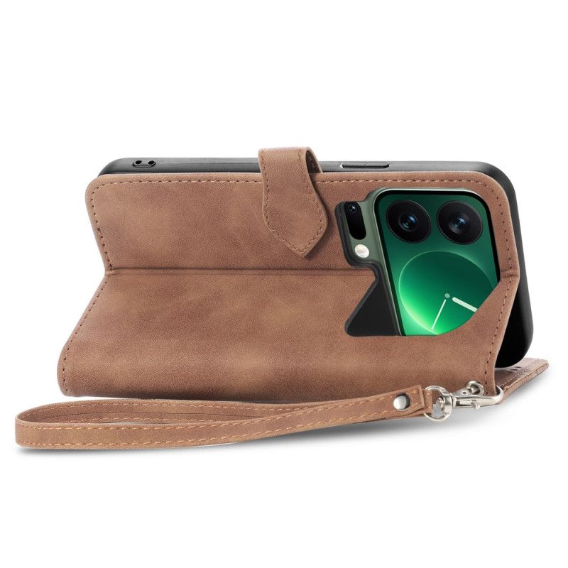 Flip Cover Xiaomi 17 Pro Pung Med Blondemønster