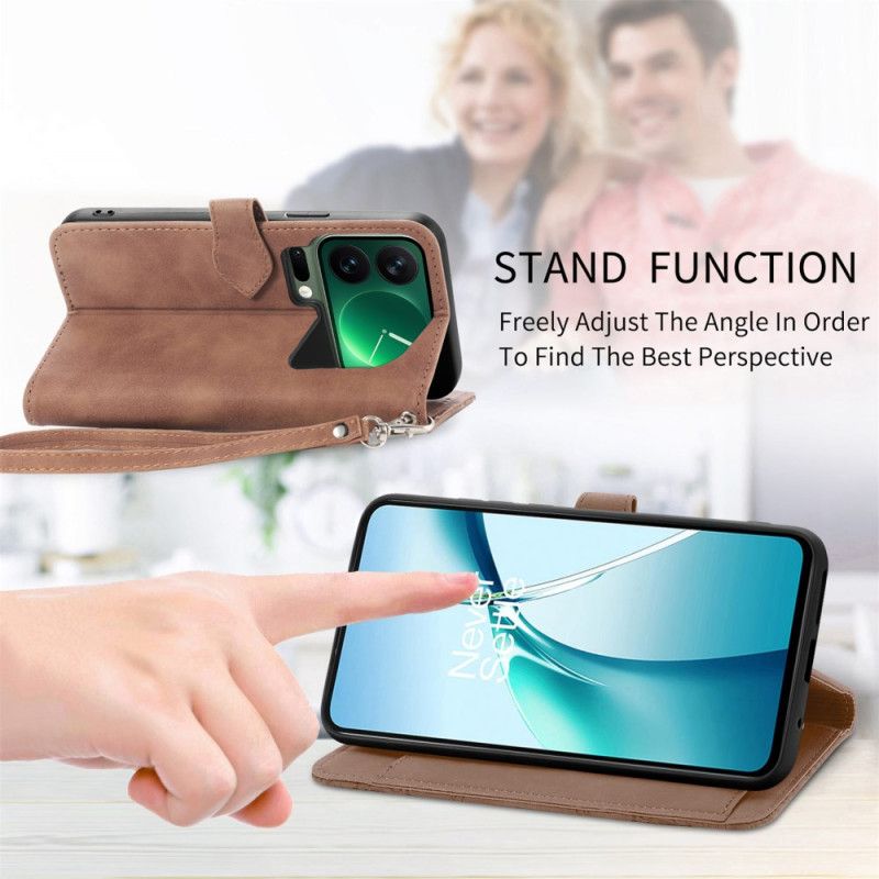 Flip Cover Xiaomi 17 Pro Pung Med Blondemønster