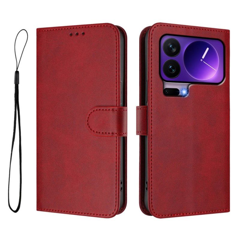 Flip Cover Xiaomi 17 Pro Rfid-blokerende Lædereffekt